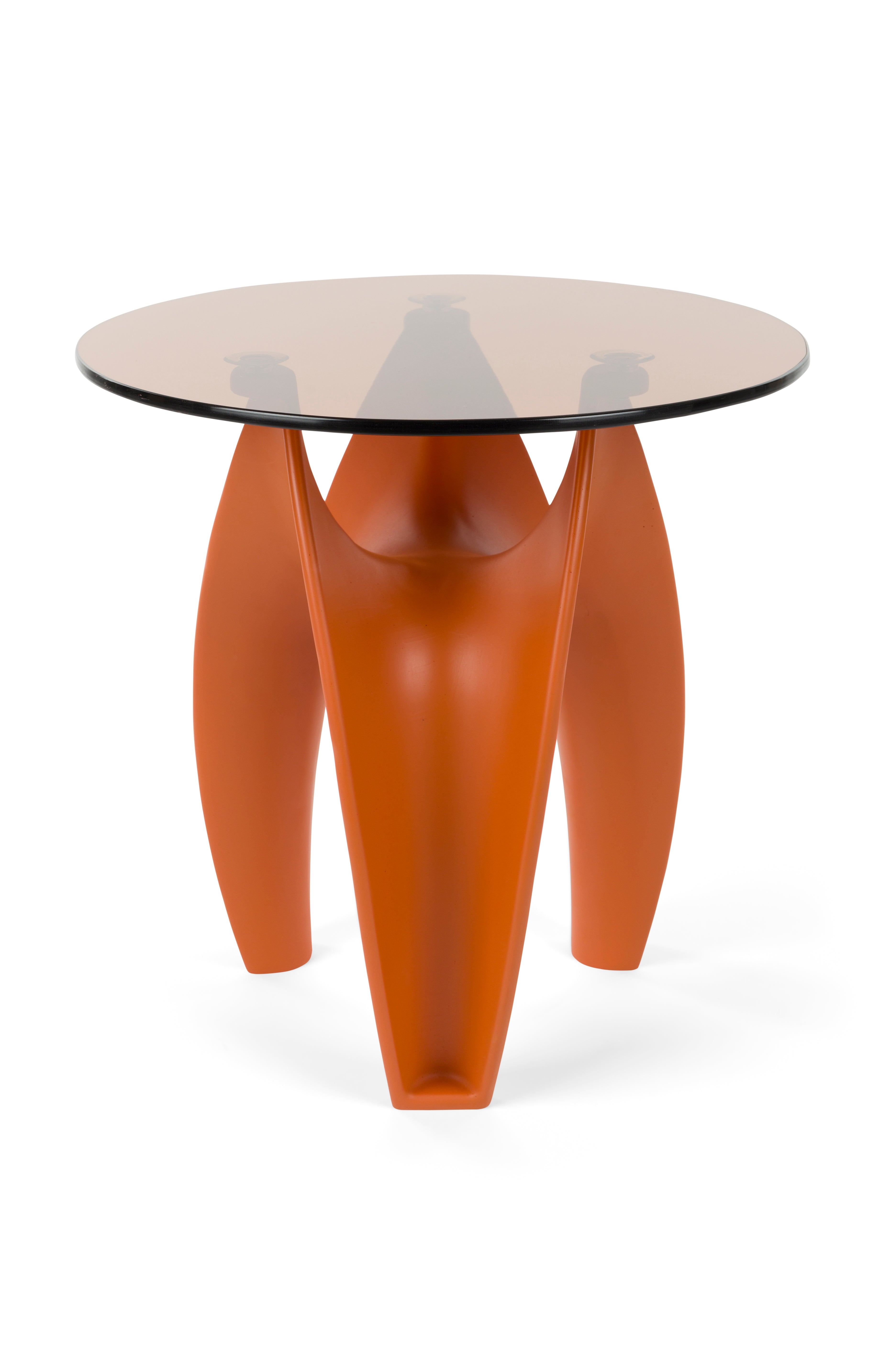 Bold Monkey Hactua Orange Claw Side Table